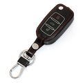 9 Moona Leather Luminous Car Key Cover Case For Volkswagen Vw Polo Passat B5 B6 Golf 4 5 6 Jetta Mk6 Tiguan Gol Crossfox Plus 
