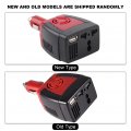 150w Power Inverter Dc 12v To 220v Ac Car With Usb Charging Ports Adapter Converter 110v