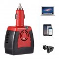 150w Power Inverter Dc 12v To 220v Ac Car With Usb Charging Ports Adapter Converter 110v