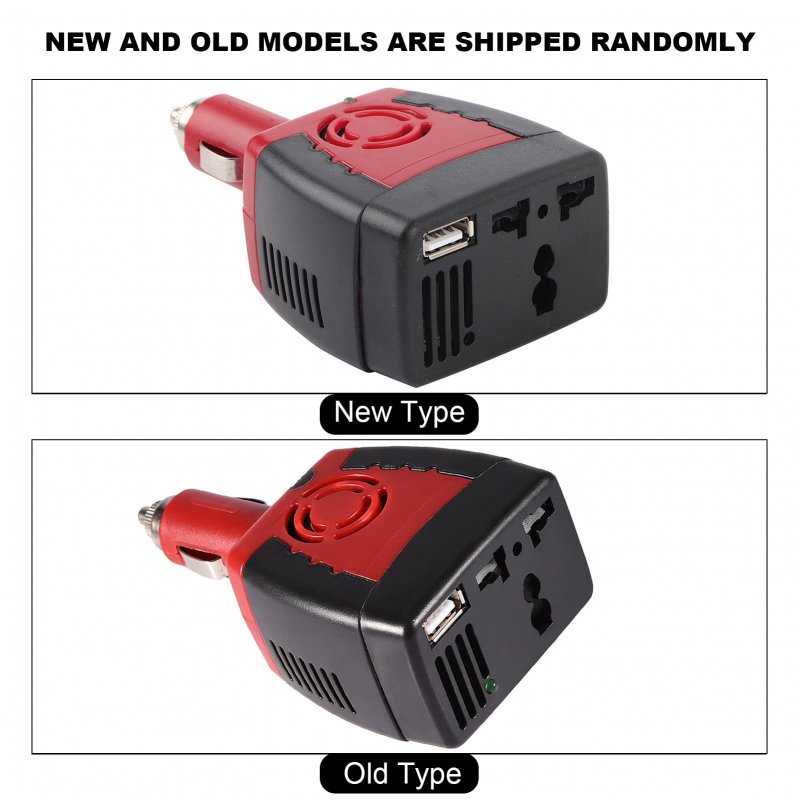 150w Power Inverter Dc 12v To 220v Ac Car With Usb Charging Ports Adapter Converter 110v