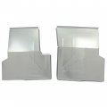 Kuafu Front Floor Pan Compatible With 1997-2006 Jeep Tj Wrangler Silvery Pair