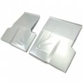 Kuafu Front Floor Pan Compatible With 1997-2006 Jeep Tj Wrangler Silvery Pair