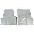 Kuafu Front Floor Pan Compatible With 1997-2006 Jeep Tj Wrangler Silvery Pair