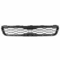 Ki1200183 Factory Style Front Bumper Grill Grille Assembly With Smoked Moulding Compatible Soul 2013 Matte Black