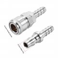 Uxcell Quick Disconnect Set 10 5mm Barb Hose Air Compressor Fitting