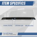 Auto Dynasty Tinted Housing Led 3rd Third Tail High Mount Brake Light Lamp Compatible With Chevy Equinox Pontiac Torrent 05-06