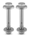 2pcs Rear Lower Arm Camber Bolt Ford Focus Mk2 2005 2012 And C Max Dm2 2007 2010 Suspension Alignment Bolts For Precise 