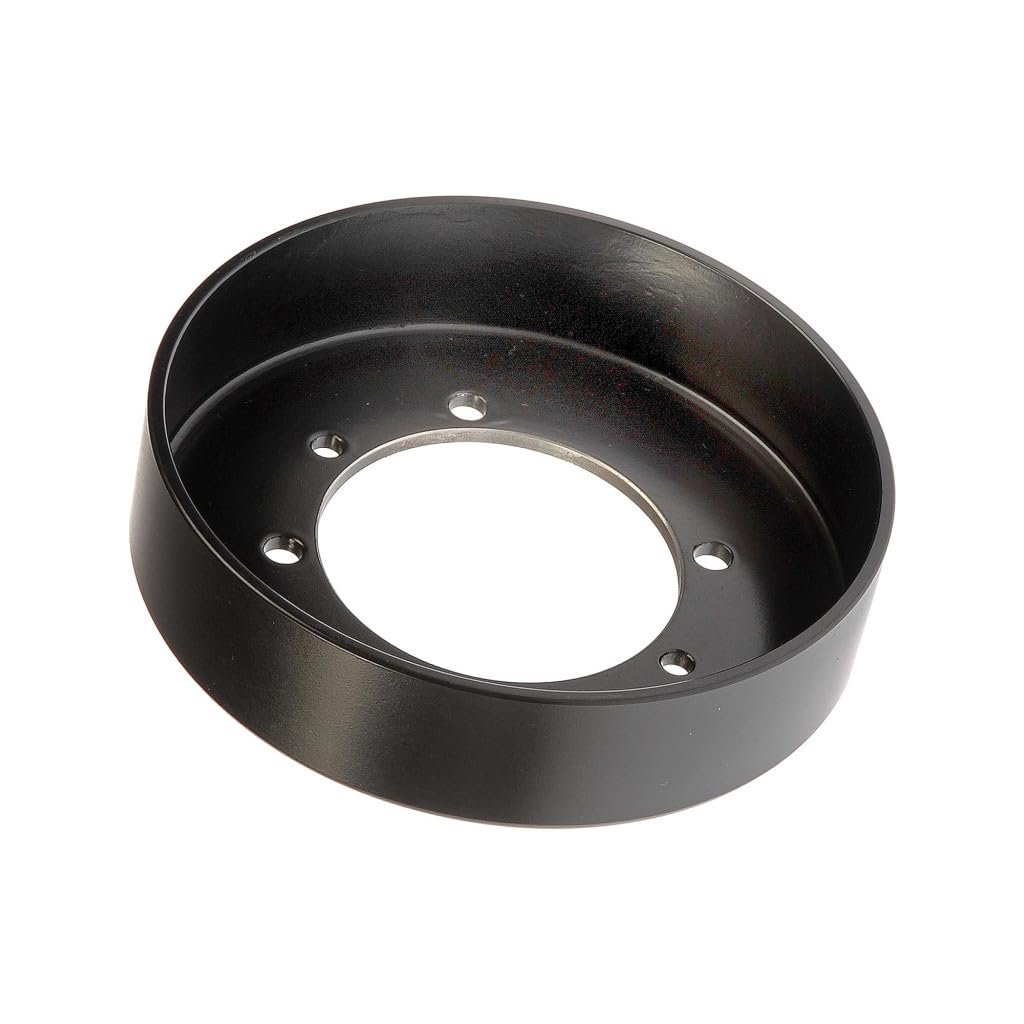 Engine Water Pump Pulley For Buick Riviera 1991 1992 1993 Steel Black Housing Serpentine Belt Type Fits 25534838 Bolt On
