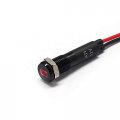 Alpinetech Plb8ms 8mm 5 16 12v Led Metal Signal Indicator Pilot Dash Light Black Bezel With Symbols Battery Warning 