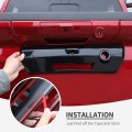 Tailgate Handle Cover For Ford F150 2021 2025 Backup Camera Protection Exterior Accessories Black Abs Plastic Surface Mount