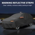 Car Cover Outdoor Waterproof Sun Rain Snow Hail Protection With Left Side Door Zipper 210d-pu For Mazda Cx-30