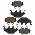 Niche Front L R Rear Center Brake Pad Set For Arctic Cat 1436-420 Organic 3 Pack