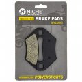 Niche Front L R Rear Center Brake Pad Set For Arctic Cat 1436-420 Organic 3 Pack