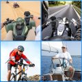 Kemimoto Motorcycle Cup Holders Atv W 360 Rotation Crocodile-bite Clamp Dirt Bike Water Resistance Mud-proof For Scooter Boat