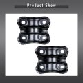 2pcs Rear Axle U-bolt Spring Plate Right Replacement For C1500 C2500 C3500 Pickup Suburban 1988-2000 15592588