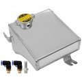 Ocpty Polished Stainless Steel Radiator Overflow Tank Catch Can For Nissan S13 S14