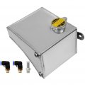 Ocpty Polished Stainless Steel Radiator Overflow Tank Catch Can For Nissan S13 S14