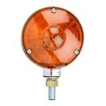 Grand General 77610 Star Amber 4 Double Faced 48 Led Sealed Pedestal Light With Lens 