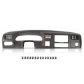 Dash Bezel Radio Cluster Trim Panel W Hole For Ford F250 F350 Super Duty 1999-2004 Grey 