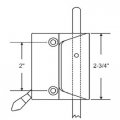 Stb Casement Window Sash Lock Bronze 2 In Screw Holes Non Handed For Tandem Application With Tie Bar Truth Hardware Metal