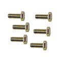 Hex Bolts M8 1 25 By 20mm Alloy Steel Yellow Zinc 10 9 Bolt Grade Head Drive Medium Thread 6 Pieces 