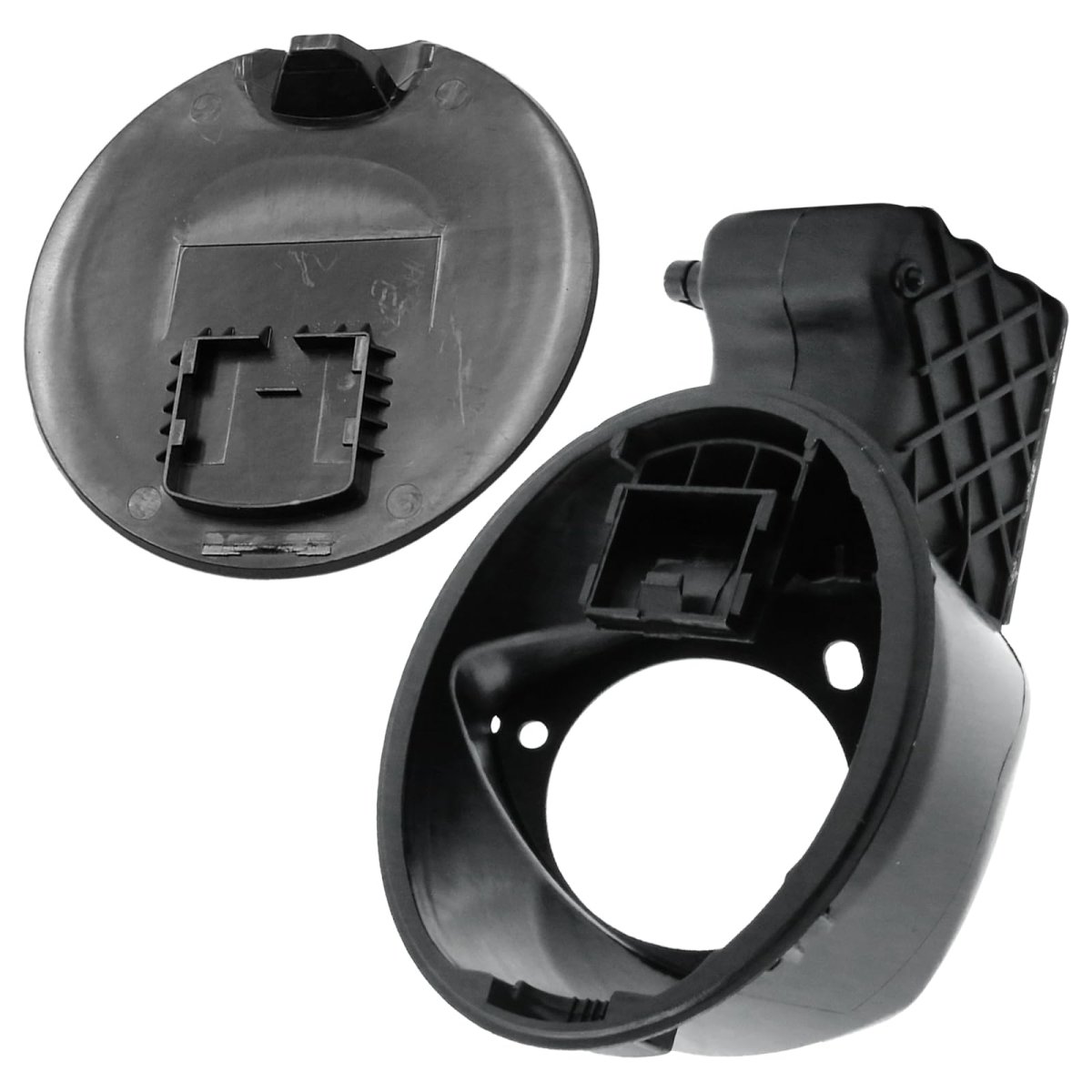 Saihisday 4l3z-9927936-ba Fuel Filler Gas Cap Door Lid Housing And Kit Replacement For F Series 150 2004-2008 Replaces 924-801