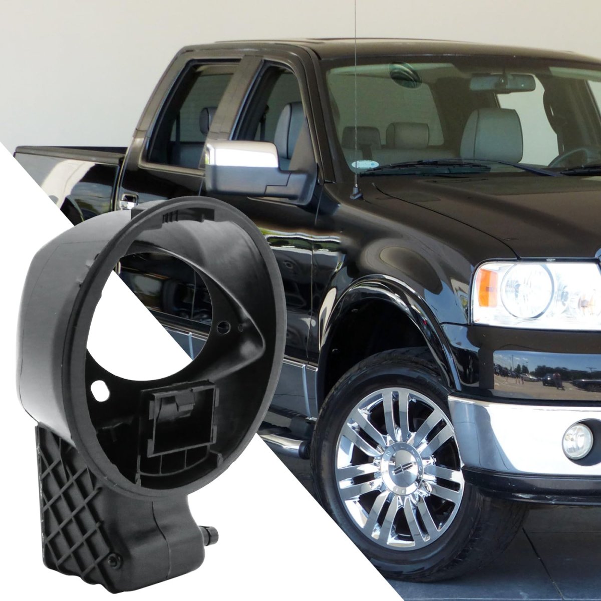 Saihisday 4l3z-9927936-ba Fuel Filler Gas Cap Door Lid Housing And Kit Replacement For F Series 150 2004-2008 Replaces 924-801