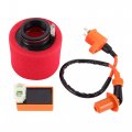 Goofit 6 Pin Ac Cdi Ignition Coil And Air Filter Replacement For Gy6 4-stroke 139qmb 152qmi 50cc 125cc 150cc Atv Dirt Bike Go