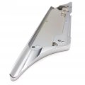 Httmt- Saddlebag Latch Cover Compatible With H-d Touring 1993-2013 Chrome Cnc Engraved Cut Billet Hard Bag