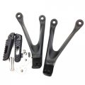 Httmt Mt390-012- Black Rear Passenger Foot Pegs Bracket Fit Compatible With Cbr1000rr 2008 2009 2010