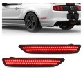 Hecasa Rear Bumper Led Side Marker Light For 2010-2014d Mustang Base Gt Shelby Gt500 Boss 302 Tail Red Lamp Replacement For 