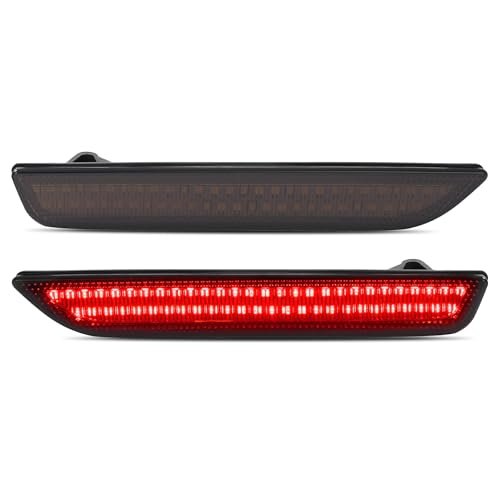 Hecasa Rear Bumper Led Side Marker Light For 2010-2014d Mustang Base Gt Shelby Gt500 Boss 302 Tail Red Lamp Replacement For