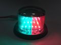 Marine Boat Mini Navigation Red Green Stainless Steel Bow Light Plastic Base 