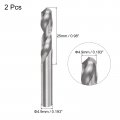 Uxcell Solid Carbide Drill Bits 4 9mm C2 K20 Tungsten Jobber Straight Shank Drilling Tool For Stainless Steel Aluminum Iron