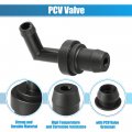 Uxcell 1 Set Pcv Valve Grommet Kit Exhaust Positive Crankcase Ventilation Fittings For Mazda Miata 8l 1999-2000 No B54113890a