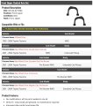 Front Upper Control Arm Set 2 Piece Compatible With 1995-2004 Toyota Tacoma