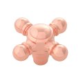 Belwith Keeler Fuller Collection Knob 2-1 8 X Inch Polished Copper Finish 