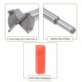 Uxcell Forstner Drill Bits 19mm Tungsten Carbide Wood Hole Saw Auger Opener Woodworking Hinge Drilling Boring Bit Cutter Gray