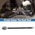 2pcs Front Inner Tie Rod Ends Kit Suspension Steering End For Dodge Ram 1500 2006-2010 2011-2012 Drag Link No Ev800098
