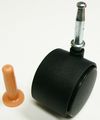 Oajen 2 Heavy Duty Caster With Stem And Insert For Wood Leg Pack Of 4 110 Lbs Capacity Per 