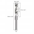 Uxcell Reduced Shank Drill Bit 14mm High Speed Steel Hss 4241 With 1 2 Inch Straight