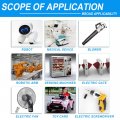 Bemonoc Dc Worm Gear Motor 24v 27 Rpm 30kg Cm Self-locking Turbine With Right Angle Box For Toys