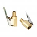 Tire Air Chuck With Clip Adapter Brass Locking Inflator Nozzle Connect No Leakage Chucks For Vehicle Compressor Pump 