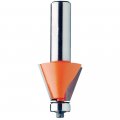 85702 11 Chamfer Router Bit 1 25 In Diameter 0 5 Shank 22 5 Degrees Cutting Angle Carbide Tipped For Woodworking 