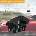 Ignition Coil Pack Replacement For 1991-2007 V6 4 0l Ford Explorer Ranger Mustang Mercury Mountaineer Mazda B3000 B4000 91 92