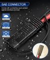 Electop 10awg Sae To Xt60 Connector Extension Cable Plug Female Adapter Charger Solar Panel Kit For Generator Portable Power