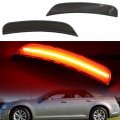 Nslumo Led Side Marker Lights For Chrysler 300 2015 2016 2017 2018 2019 2020 2021 2022 2023 Smoke Lens Amber Red Lamp Kit