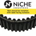 Niche Drive Belt For Suzuki King Quad 750 Lta700x Lta750 Arctic Cat 700 H1 Trv Cruiser 27601-31g00 3403-14