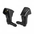 X Autohaux 2pcs Windshield Washer Nozzle For Honda Accord Ridgeline 2 5 Meters Hose With Connectors Kit Replaces 76810-sda-a11