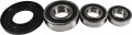 Hqrp Bearing And Seal Kit Compatible With Whirlpool Wfw9600tw00 Wfw9600tw01 Wfw9600tw02 Wfw9600tz00 Wfw9700va00 Wfw9700vw00